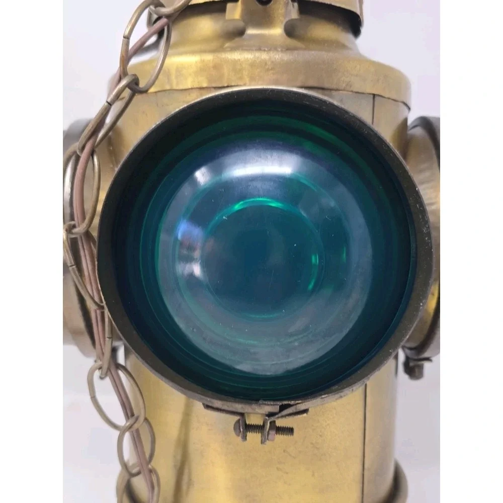 Handlan St Louis USA Alton & Southern Railroad Signal Lantern Light Antique VSD